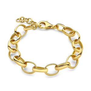 Bibbiena Poppi Acadia 925 sterling zilver gold plated Schakelarmband