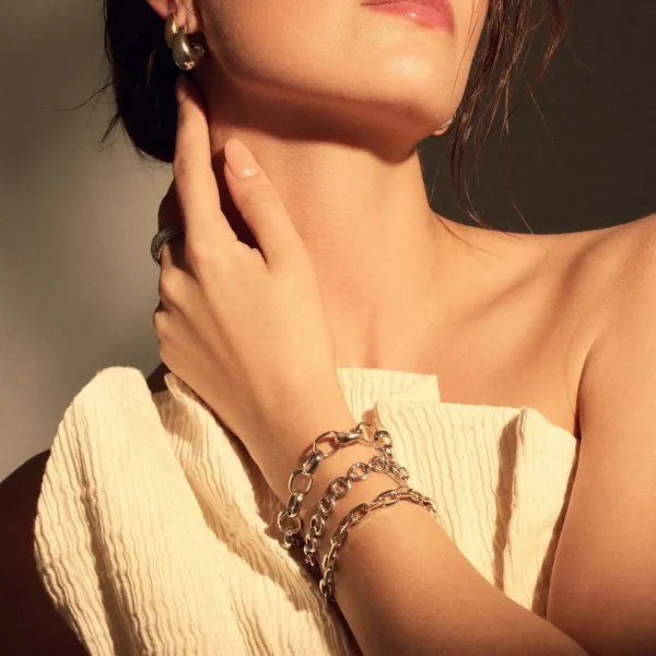 Bibbiena Poppi Acadia 925 sterling zilver Schakelarmband