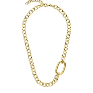 Bibbiena Poppi Acadia 925 sterling zilver gold plated Schakelketting