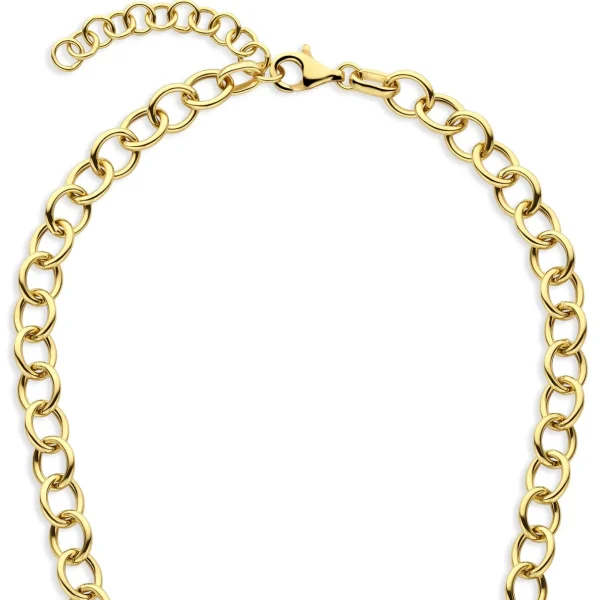 Bibbiena Poppi Acadia 925 sterling zilver gold plated Schakelketting