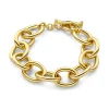 Bibbiena Poppi Adriane 925 sterling zilver gold plated Schakelarmband