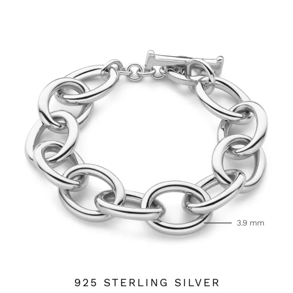 Bibbiena Poppi Adriane 925 sterling zilver Schakelarmband
