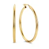 Bibbiena Poppi Casentino 925 sterling zilveren gold plated oorringen met 14 karaat gouden plating
