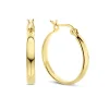 Bibbiena Poppi Casentino 925 sterling zilver gold plated Creolen