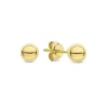 Bibbiena Poppi Casentino 925 sterling zilver gold plated Oorknoppen