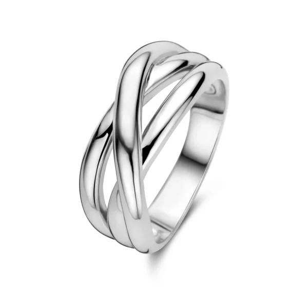 Bibbiena Poppi Casentino 925 sterling zilveren drie-eenheidsring
