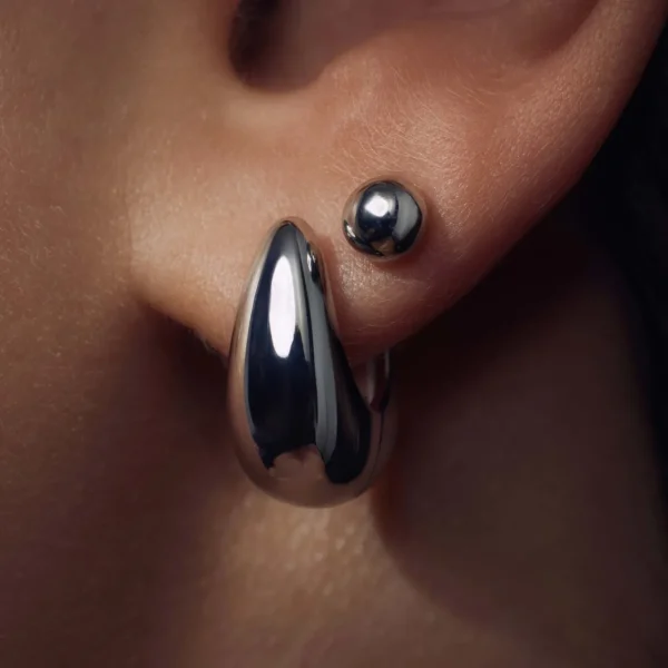 Bibbiena Poppi Casentino 925 sterling zilveren oorringen