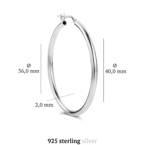 Bibbiena Poppi Casentino 925 sterling zilver Creolen