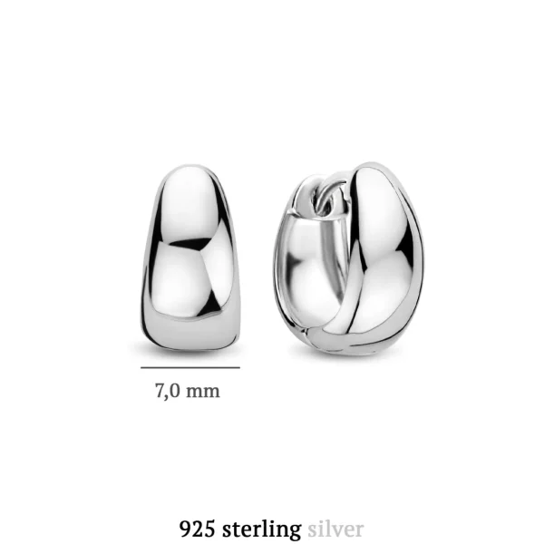 Bibbiena Poppi Casentino 925 sterling zilveren oorringen