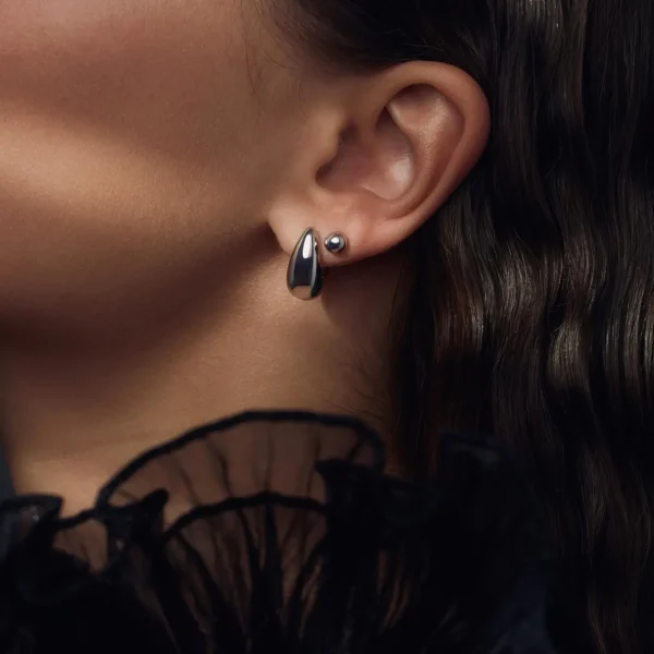 Bibbiena Poppi Casentino 925 sterling zilveren oorringen