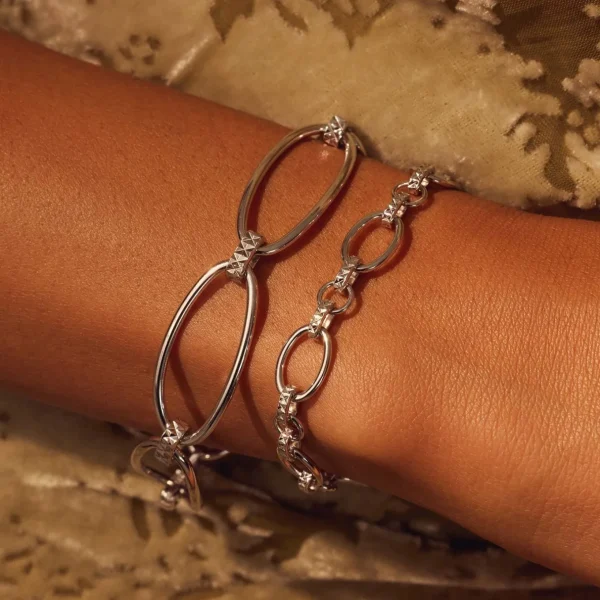 Bibbiena Poppi Clara 925 sterling zilver Schakelarmband