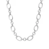 Bibbiena Poppi Clara te 925 sterling zilver Schakelketting met zirkonia stenen