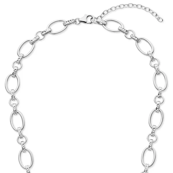 Bibbiena Poppi Clara te 925 sterling zilver Schakelketting