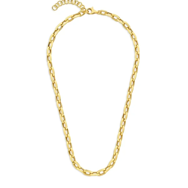Bibbiena Poppi Lucia 925 sterling zilver gold plated Schakelketting