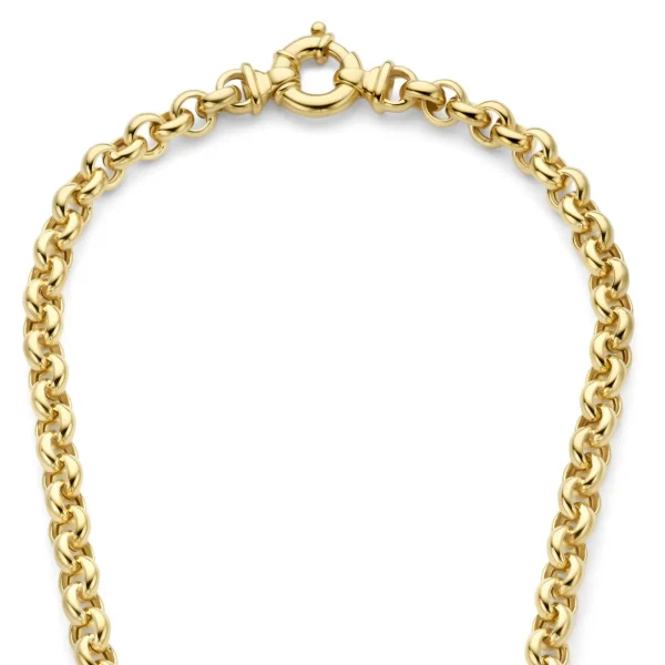 Bibbiena Poppi Lucy 925 sterling zilver gold plated Schakelketting