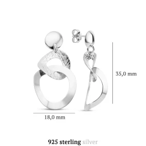 Bibbiena Poppi Madonna 925 sterling zilver Oorhangers