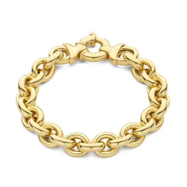 Bibbiena Poppi Tara 925 sterling zilver gold plated Schakelarmband