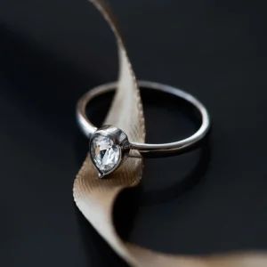 Cento Luci Natale 925 sterling zilveren ring met preciosa kristal