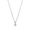 Cento Luci Rosia 925 sterling zilver Ketting met zirkonia steen