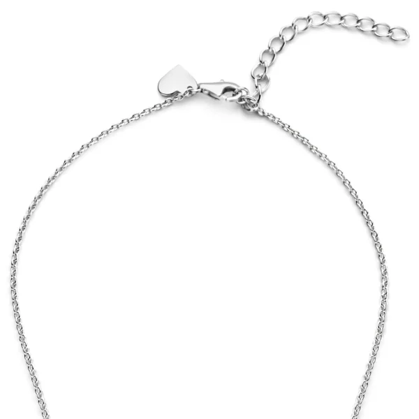 Cento Luci Rosia 925 sterling zilver Ketting met zirkonia steen