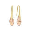 La Sirena Ombrone 925 sterling zilveren gold plated Oorhangers
