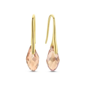 La Sirena Ombrone 925 sterling zilveren gold plated Oorhangers