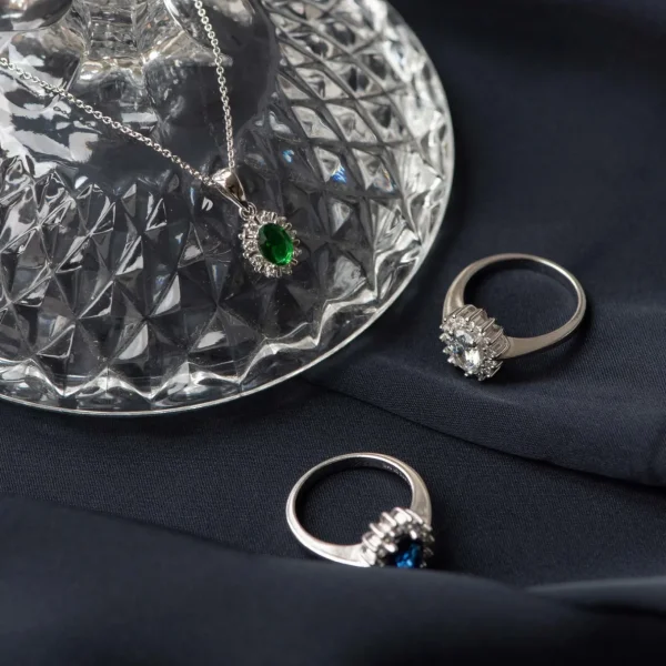 Mia Colore Bianca 925 sterling zilveren ring met zirkonia steen