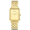 Orologio rechthoekig dameshorloge goudkleurig
