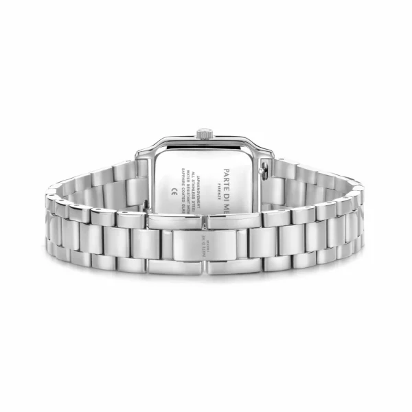 Orologio rechthoekig dameshorloge zilverkleurig