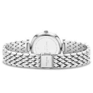 Orologio rond dameshorloge zilverkleurig