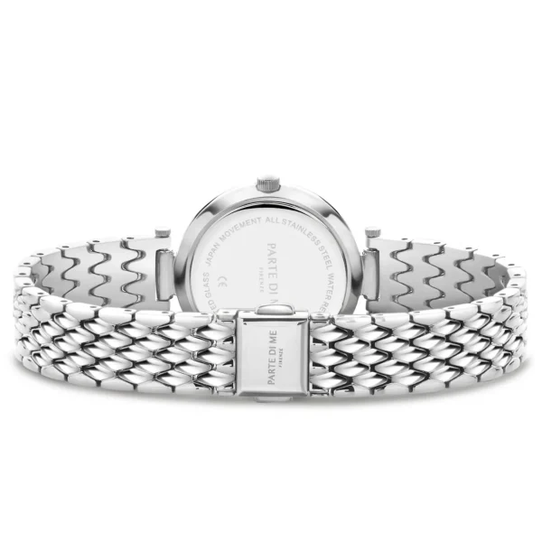 Orologio rond dameshorloge zilverkleurig