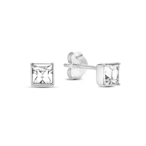 Parte Di Me Cento Luci Perla 925 sterling zilver Oorknoppen met preciosa kristal PDM36149
