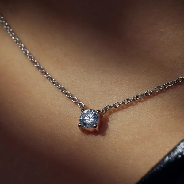 Ponte Vecchio Sofia 925 sterling zilver Ketting met zirkonia steen