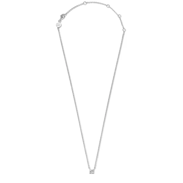 Ponte Vecchio Sofia 925 sterling zilver Ketting met zirkonia steen