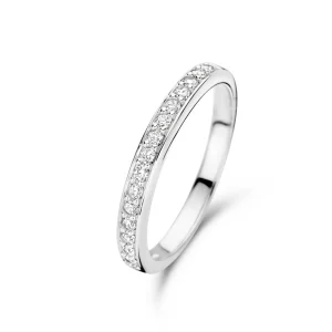 Santa Maria della Base 925 sterling zilveren ring met zirkonia stenen