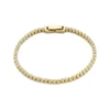 Santa Maria della Base 925 sterling zilver gold plated armband met zirkonia stenen