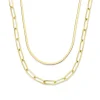 Sorprendimi 925 sterling zilveren gold plated Ketting geschenkset