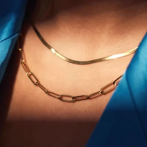 Sorprendimi 925 sterling zilveren gold plated Ketting geschenkset