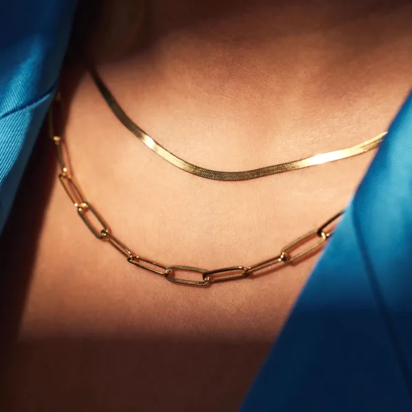 Sorprendimi 925 sterling zilveren gold plated Ketting geschenkset