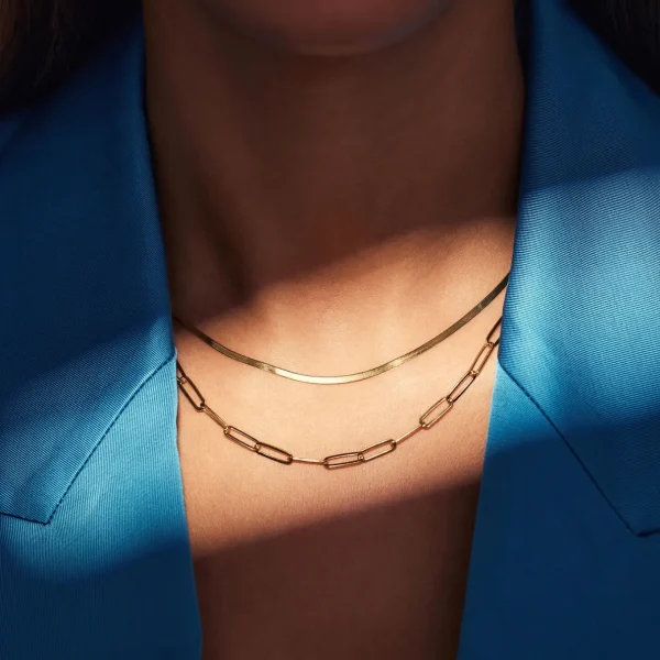 Sorprendimi 925 sterling zilveren gold plated Ketting geschenkset