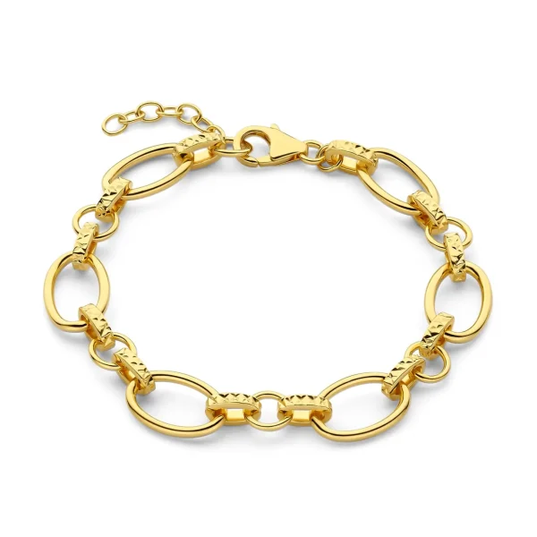 Sorprendimi 925 sterling zilveren gold plated armband giftset