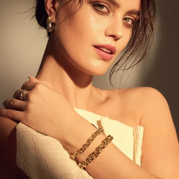 Sorprendimi 925 sterling zilver gold plated armband giftset