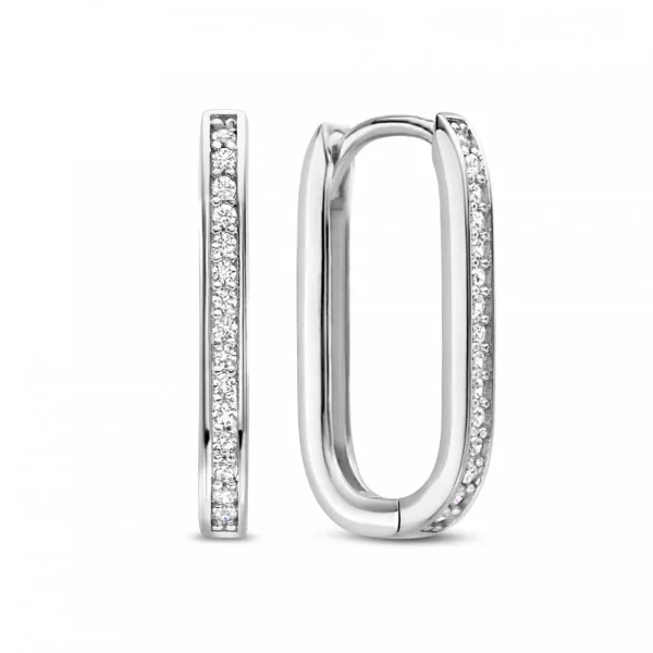 Sorprendimi 925 sterling zilveren oorbellen bezet met zirkonia stenen