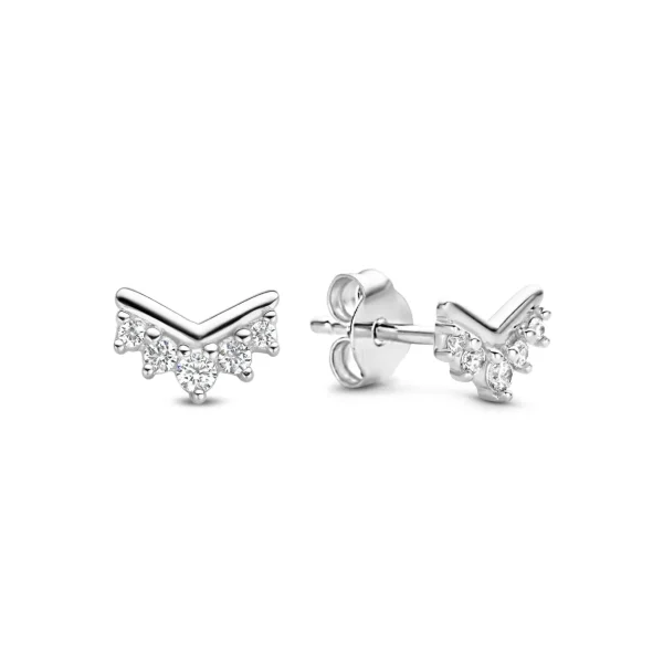 Sorprendimi 925 sterling zilveren oorbellen bezet met zirkonia stenen