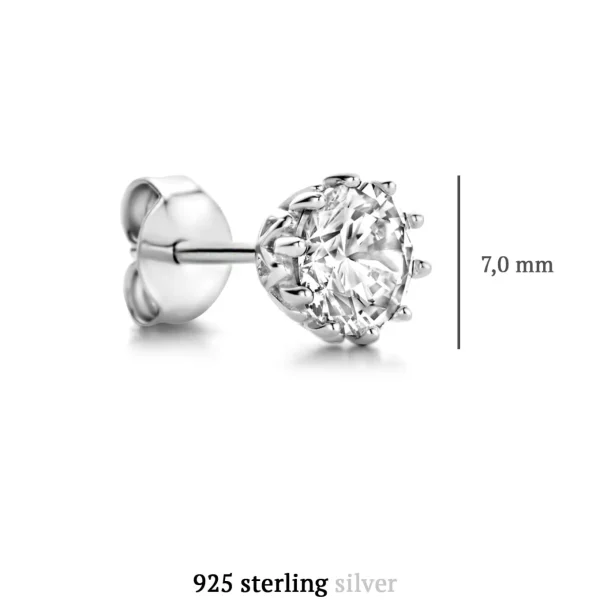 Sorprendimi 925 sterling zilveren oorbellen bezet met zirkonia stenen