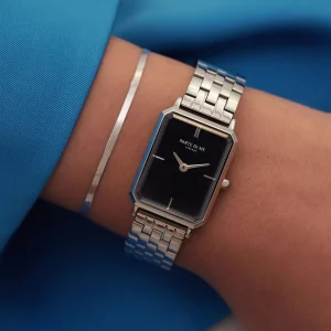 Sorprendimi zilverkleurig horloge en 925 sterling zilveren armband