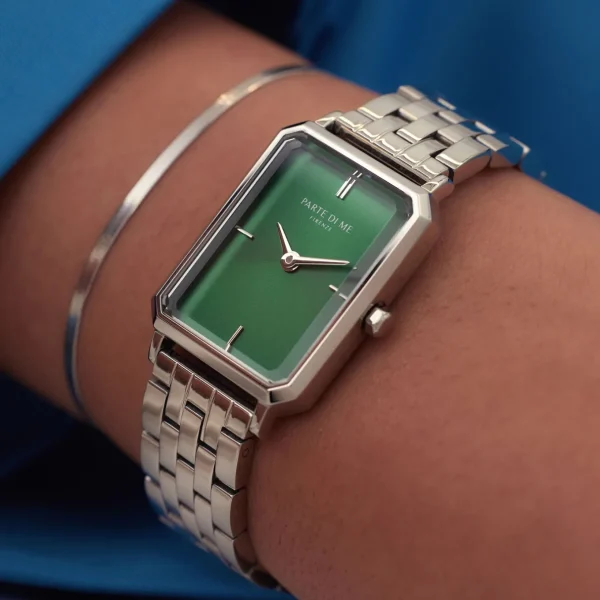 Sorprendimi zilverkleurig horloge en 925 sterling zilveren armband